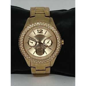 Fossil Stella ES3590 Women's Gold Stainless Steel Analog Dial Quartz Watch LB284